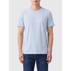 Belstaff Men Surface Crew Neck T-Shirt With Logo Belstaff